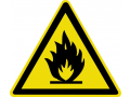 Пожароопасно. Легковоспламеняющиеся вещества. Знак W01 150*150
